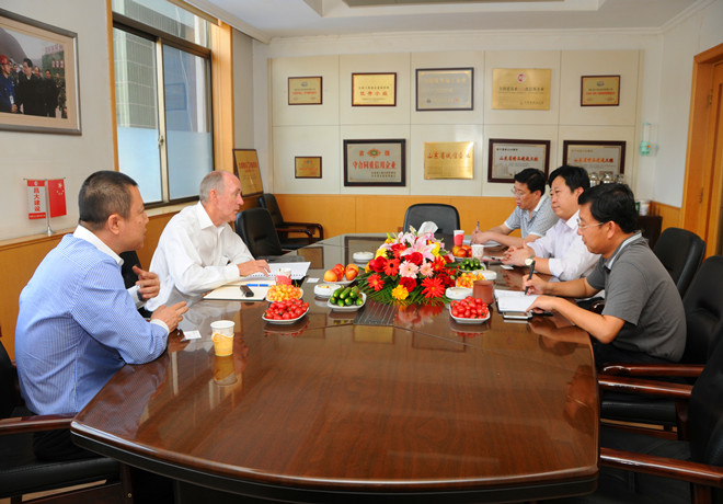 高傅財富董事長(cháng)羅杰夫先生到集團公司參觀(guān)訪(fǎng)問(wèn)